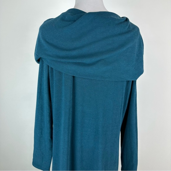 Soft Surroundings B’Call Knit Cowl Neck MIDI Dress Large Tall - Picture 9 of 11